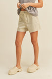 Everyday cotton washed shorts