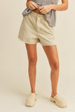 Everyday cotton washed shorts