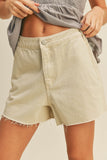 Everyday cotton washed shorts