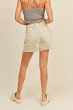 Everyday cotton washed shorts