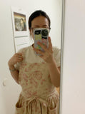 Vintage floral handmade apron