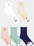 Ribbed Fruit Socks