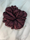 Silky jacquard jumbo scrunchie