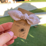 Minimini bow hair clip